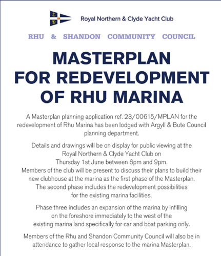 Rhu Marina Masterplan